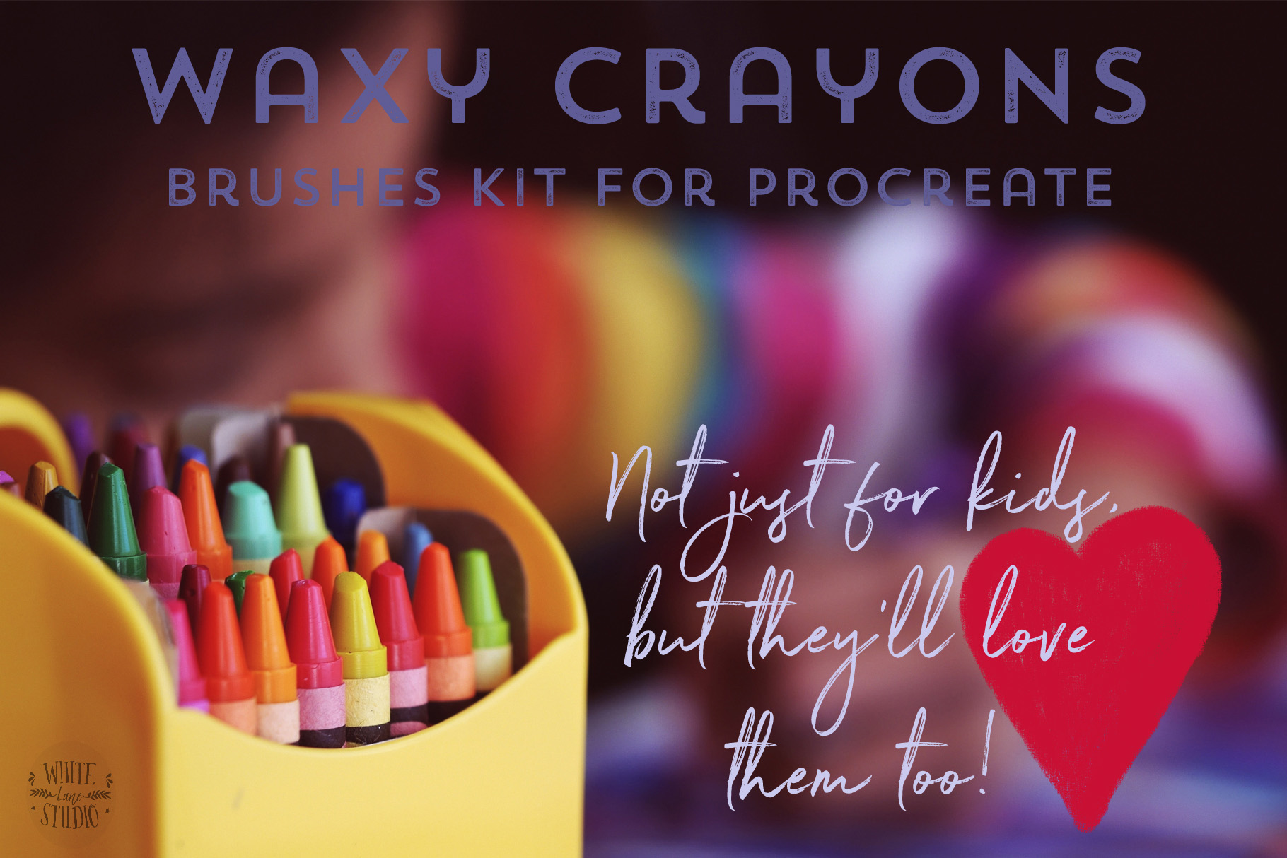 Wax Crayon Procreate Brushes